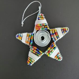 Ster, hanger, meerkleurig