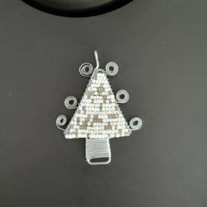 Kerstboom hanger, wit