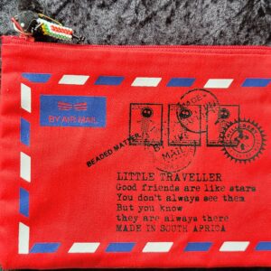 Little travellers tasje rood met rits
