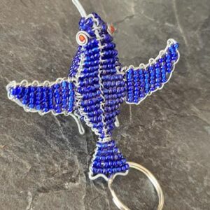 Sleutelhanger, blauwe vogel